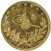 Image 1 : TURKEY: Mehmet V, 1909-1918, AV 100 kurush, Manastir (Bitola), AH1327 year 3. UNC