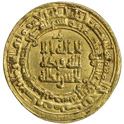 SAMANID: Nasr II, 914-943, AV dinar (4.32g), Nishapur, AH324. VF-EF