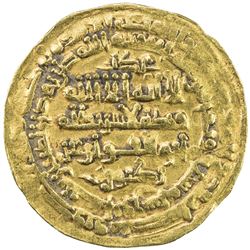 SAMANID: Mansur II, 997-999, AV dinar (2.36g), Nishapur, AH387. VF