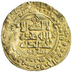 GHAZNAVID: Mahmud, 999-1030, AV dinar (4.16g), Ghazna, AH406. F-VF