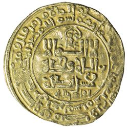 GHAZNAVID: Mahmud, 999-1030, AV dinar (3.44g), Ghazna, AH407. VF