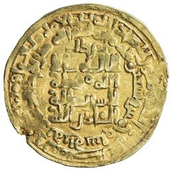 GHAZNAVID: Mahmud, 999-1030, AV dinar (4.15g), Herat, AH395. VF