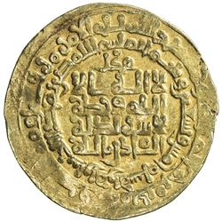 GHAZNAVID: Mahmud, 999-1030, AV dinar (4.03g), Herat, AH395. VF