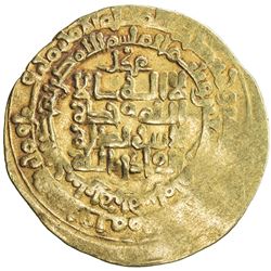 GHAZNAVID: Mahmud, 999-1030, AV dinar (3.60g), Herat, AH395. VF