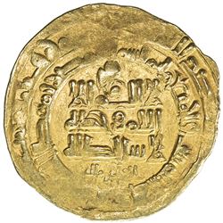 GHAZNAVID: Mahmud, 999-1030, AV dinar (3.48g), Herat, AH403. VF-EF