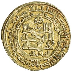 GHAZNAVID: Mahmud, 999-1030, AV dinar (4.02g), Herat, AH404. VF