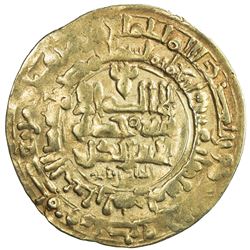 GHAZNAVID: Mahmud, 999-1030, AV dinar (3.15g), Herat, AH412. VF