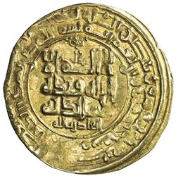 GHAZNAVID: Mahmud, 999-1030, AV dinar (2.89g), Herat, AH413. VF