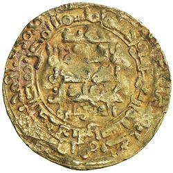 GHAZNAVID: Mahmud, 999-1030, AV dinar (3.95g), Herat, AH414. F-VF