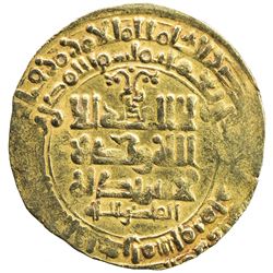 GHAZNAVID: Mahmud, 999-1030, AV dinar (3.13g), Herat, AH418. VF