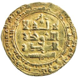 GHAZNAVID: Mas'ud I, 1030-1041, AV dinar (2.66g), Ghazna, AH423. VF-EF