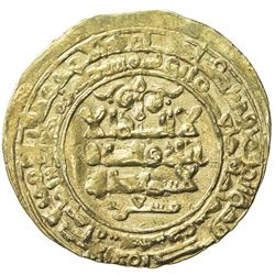 GHAZNAVID: Mas'ud I, 1030-1041, AV dinar (2.79g), Ghazna, AH425. VF-EF