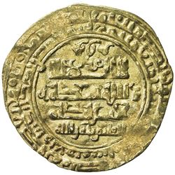 GHAZNAVID: Mawdud, 1041-1048, AV dinar (2.66g), Ghazna, AH43x. VF