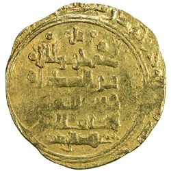 GHAZNAVID: 'Abd al-Rashid, 1049-1052, AV dinar (2.49g), NM, ND. VF
