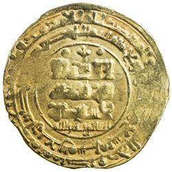 GHAZNAVID: 'Abd al-Rashid, 1049-1052, AV dinar (4.49g), Ghazna, AH439. VF