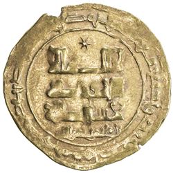 GHAZNAVID: Farrukhzad, 1053-1059, AV dinar (3.87g), Ghazna, AH445. VF