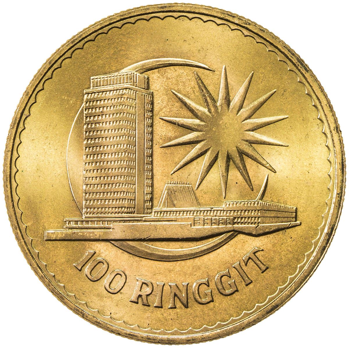 MALAYSIA AV 100 Ringgit 1971 UNC malaysia-av-100-ringgit-1971-unc