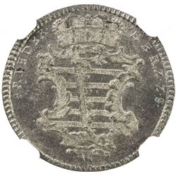 SAXE-GOTHA-ALTENBURG: Friedrich III, 1732-1772, BI 6 pfennig, 1758-LCK. NGC MS66