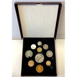 GREAT BRITAIN: George VI, 1936-1952, 10-coin proof set, 1951