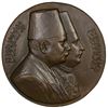 Image 1 : EGYPT: Farouk, 1936-1952, AE medal (108.4g), 1948. AU