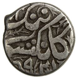 SINKIANG: Kuang Hsu, 1875-1908, AR 1/2 miscal (5 fen), (1.71g), Kuche, AH1295 (retrograde). VF