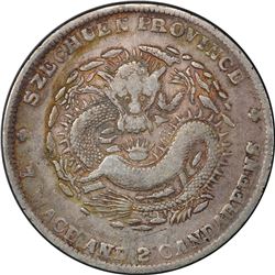 SZECHUAN: Kuang Hsu, 1875-1908, AR dollar, ND (1901-1908). PCGS VF25