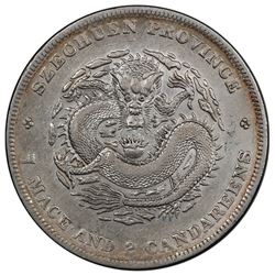 SZECHUAN: Kuang Hsu, 1875-1908, AR dollar, ND (1901-08). PCGS EF