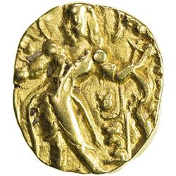 GUPTA: Chandragupta II, 383-412, AV dinar (7.86g). VF