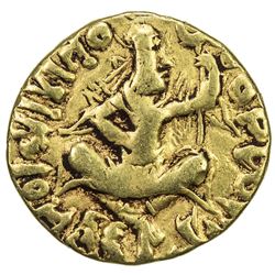 KUSHAN: Huvishka, ca. 155-187, AV 1/4 dinar (1.87g), contemporary imitation, VF