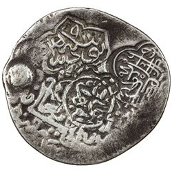 MUGHAL: Zahir al-Din Babur, 1st or 2nd reign, at Samarqand, 1497-1498 & 1500-1501, AR tanka (4.72g),