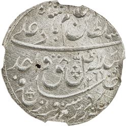 AWADH: Wajid Ali Shah, 1847-1858, AR rupee, Lucknow, AH1269 year 6. NGC MS65