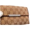 Image 3 : Gucci Brown GG Canvas Leather Long Wallet