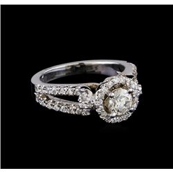 1.13 ctw Diamond Ring - 14KT White Gold