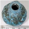 Image 3 : 52) BLUE VOLCANO JAR ATTRIBUTED TO MARY BORGSTROM