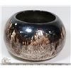 Image 1 : 66) MARY BORGSTROM COFFEE GLAZED POT 10"X5.5",