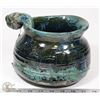 Image 3 : 25) MARY BORGSTROM SIGNED & DATED BLUE GLAZED POT