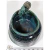 Image 4 : 25) MARY BORGSTROM SIGNED & DATED BLUE GLAZED POT