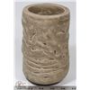 Image 1 : 21) MARY BORGSTROM CERAMIC VESSEL HAND POLISHED &