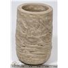 Image 3 : 21) MARY BORGSTROM CERAMIC VESSEL HAND POLISHED &