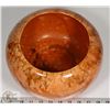 Image 3 : 61) FRANK MORENO USA ORANGE GLAZED JAR 10"X6".