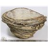 Image 2 : 48) PRIMITIVE ROUGH TURNED POT SIGNED HILTON FROM