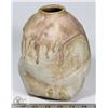 Image 2 : 38) JANO LETTS SIGNED POT BONE GLAZED 8"X6", FROM