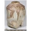 Image 3 : 38) JANO LETTS SIGNED POT BONE GLAZED 8"X6", FROM