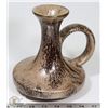 Image 1 : 42) BROWN CERAMIC JUG UNSIGNED 8"X6" FROM MARY