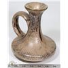 Image 2 : 42) BROWN CERAMIC JUG UNSIGNED 8"X6" FROM MARY