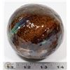 Image 2 : 78) MARY BORGSTROM BROWN GLAZED SPHERE SIGNED
