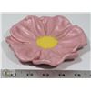 Image 1 : 65) MARY BORGSTROM 1972 WILD ROSE PINK GLAZE, 6".