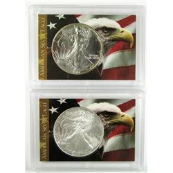 1991 & 2007 .999 SILVER ONE OUNCE EAGLE