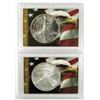 Image 1 : 1991 & 2007 .999 SILVER ONE OUNCE EAGLE