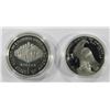 Image 2 : 2 - PROOF SILVER COMMEM DOLLARS;